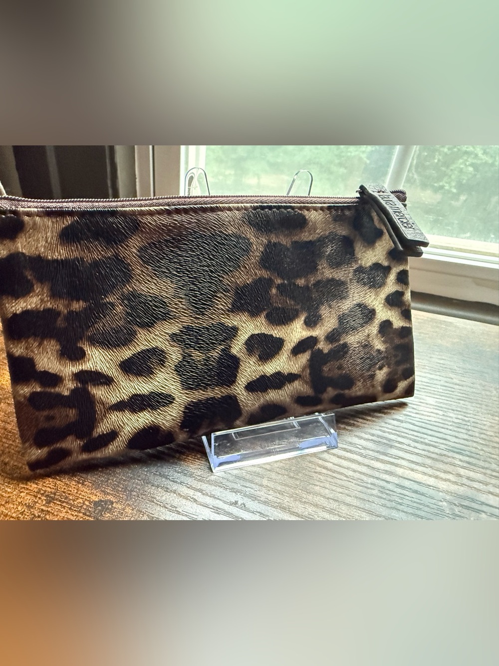 laura mercier Leopard Print Clutch in Brown and Black